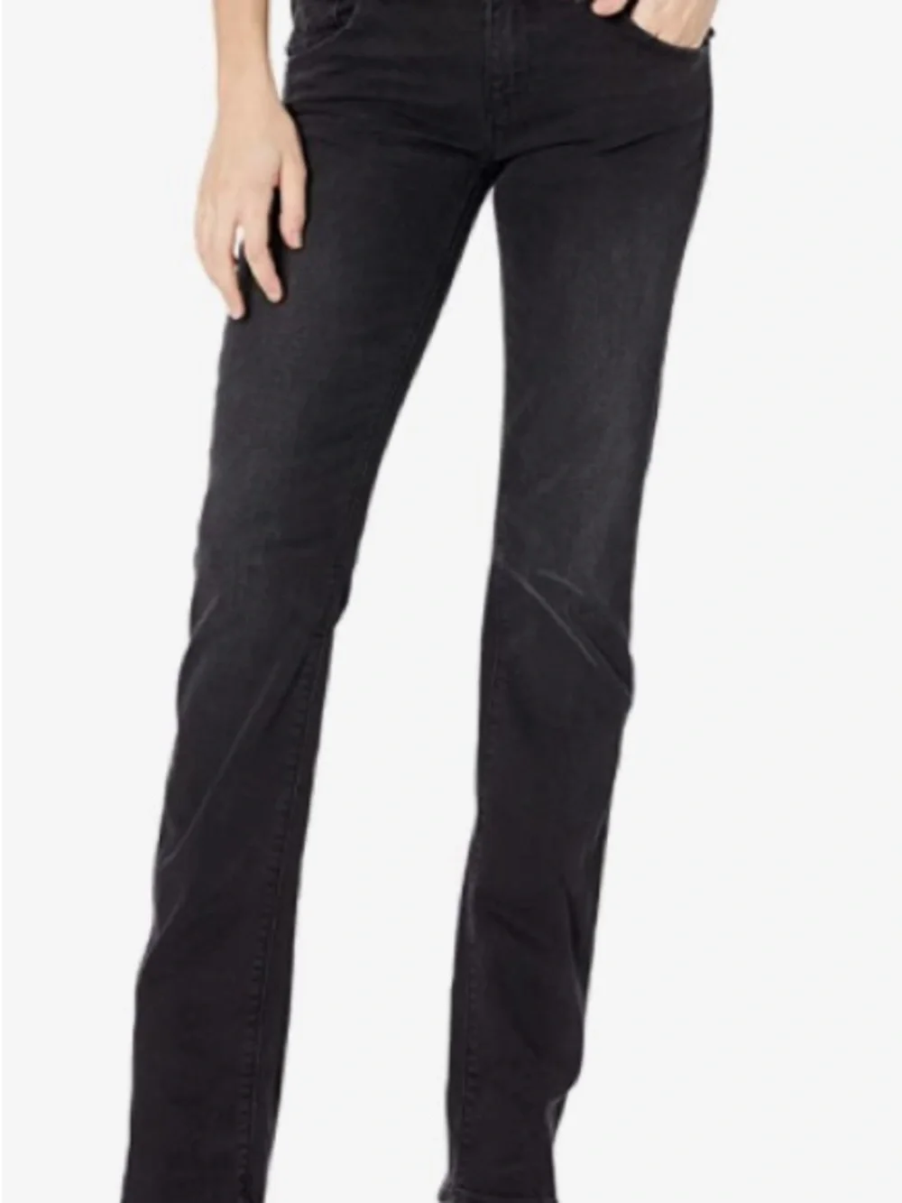 NWT Hudson Women's Double-Button Flap Pocket Jeans in Pitch Black (Size 10/30)